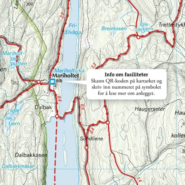 Oslo Østmarka Calazo Løypekart 1:20 000