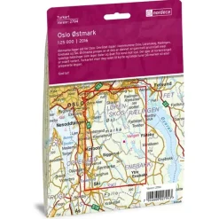 Oslo Østmark Nordeca Turkart 1:25 000 2794