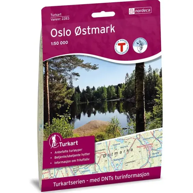Oslo Østmark Nordeca Turkart 1:50 000 2283