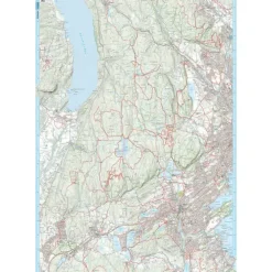 Oslo Vestmarka Calazo Løypekart 1:20 000