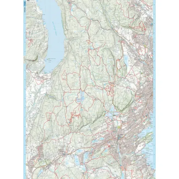 Oslo Vestmarka Calazo Løypekart 1:20 000