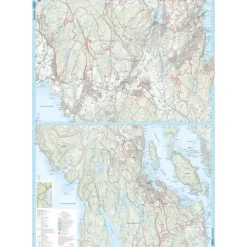 Oslo Vestmarka Calazo Løypekart 1:20 000