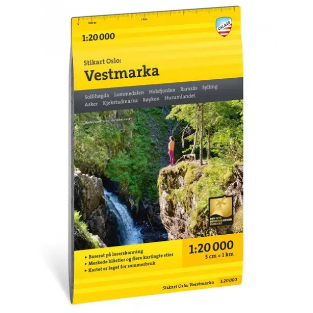 Oslo Vestmarka Calazo Stikart 1:20 000