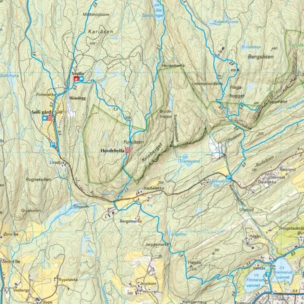 Oslo Vestmarka Calazo Stikart 1:20 000
