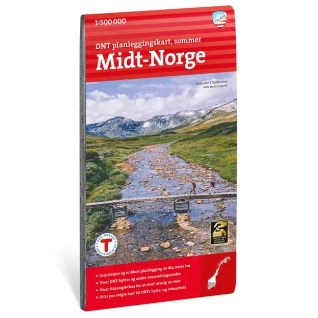 Planleggingskart Midt-Norge Calazo Planleggingskart 1:500 000 Midt
