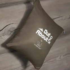 Pledd i dun Norsk Dun OutAbout Brown