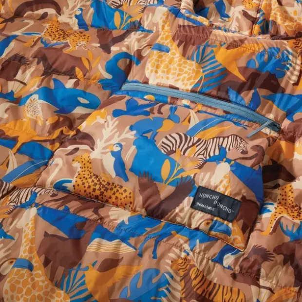 Poncho til barn 5–10 år Thermarest Honcho Poncho Kids AnimalPrin