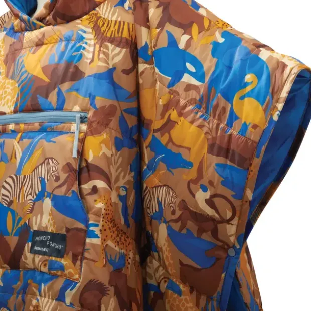 Poncho til barn 5–10 år Thermarest Honcho Poncho Kids AnimalPrin