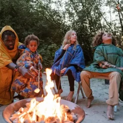 Poncho til barn 5–10 år Thermarest Honcho Poncho Kids SpacePrint
