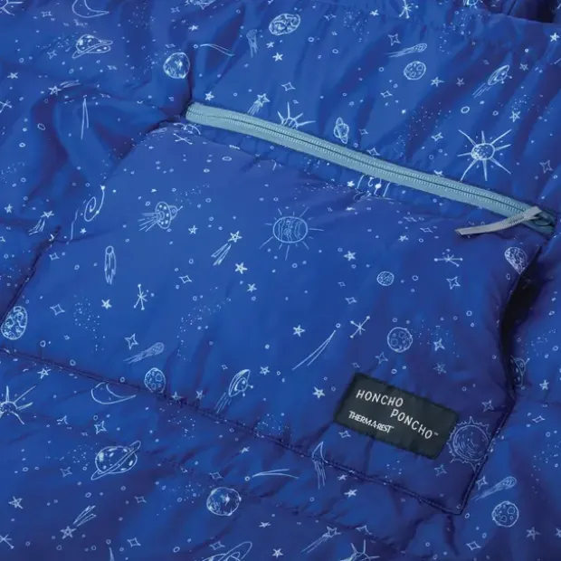 Poncho til barn 5–10 år Thermarest Honcho Poncho Kids SpacePrint