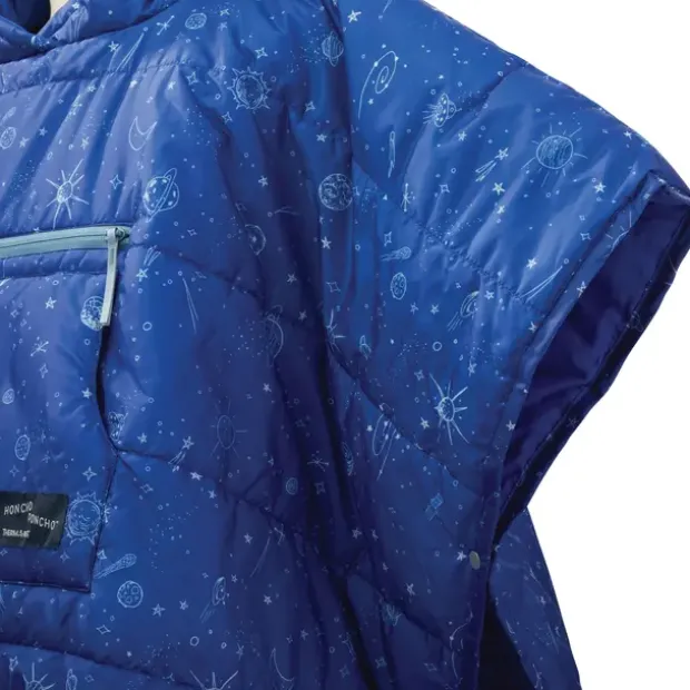 Poncho til barn 5–10 år Thermarest Honcho Poncho Kids SpacePrint