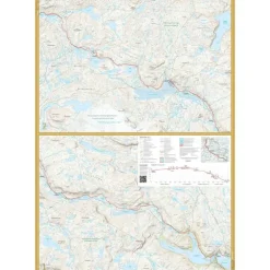 Rallarvegen Calazo Sykkelkart 1:25 000