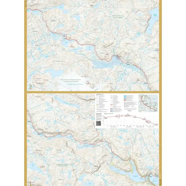 Rallarvegen Calazo Sykkelkart 1:25 000