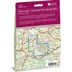 Rallarvegen Nordeca Turkart 1:50 000 2744
