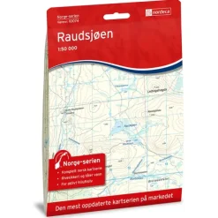 Raudsjøen Nordeca Norge 1:50 000 10074