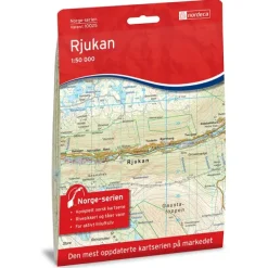 Rjukan Nordeca Norge 1:50 000 10025
