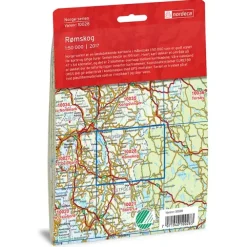 Rømskog Nordeca Norge 1:50 000 10028