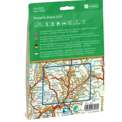 Romeriksåsene Nordeca Topo 1:50 000 3053