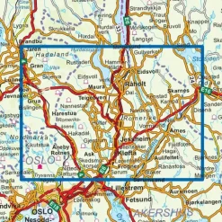 Romeriksåsene Nordeca Topo 1:50 000 3053