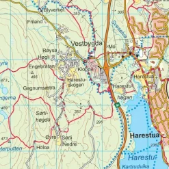 Romeriksåsene Nordeca Topo 1:50 000 3053