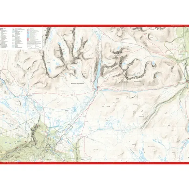 Rondanemassivet Calazo Høyfjellskart 1:25 000