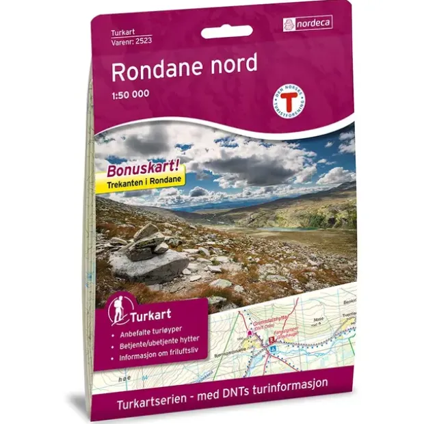 Rondane nord Nordeca Turkart 1:50 000 2523