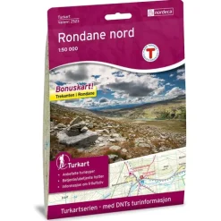 Rondane nord Nordeca Turkart 1:50 000 2523