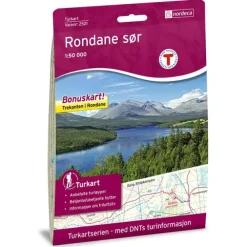 Rondane sør Nordeca Turkart 1:50 000 2521