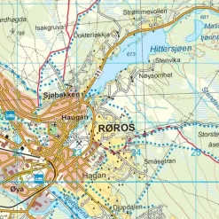 Røros Nordeca Topo 1:50 000 3052