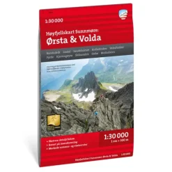 Ørsta Volda Calazo Høyfjellskart 1:30 000 Sunnmøre