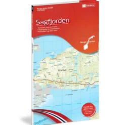 Sagfjorden Nordeca Norge 1:50 000 10134