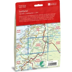 Saltfjellet Nordeca Norge 1:50 000 10124