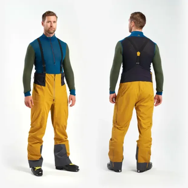 Selebukse til herreDevold Trollkyrkja Woolshell Bib 058