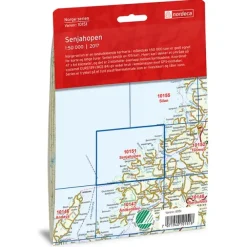 Senjahopen Nordeca Norge 1:50 000 10151