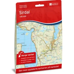 Sirdal Nordeca Norge 1:50 000 10005