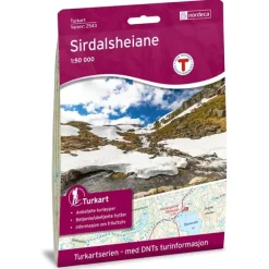 Sirdalsheiane Nordeca Turkart 1:50 000 2543