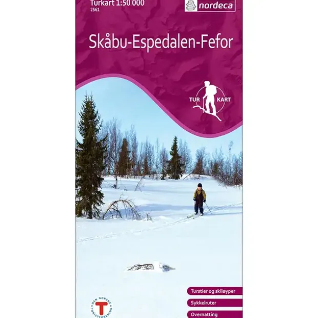 Skåbu-Espedalen-Fefor Nordeca Turkart 1:50 000 2561