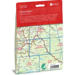 Skibotndalen Nordeca Norge 1:50 000 10149