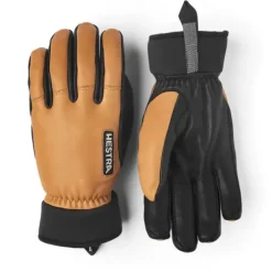 SkihanskerHestra Army Leather Wool Terry 5F 710