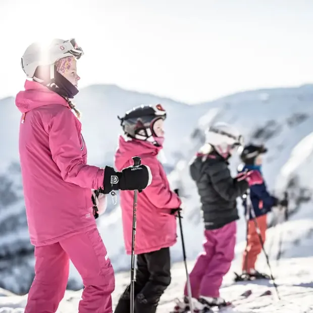 SkiVotter til barnHestra Army Leather Heli Ski Mitt Jr 3