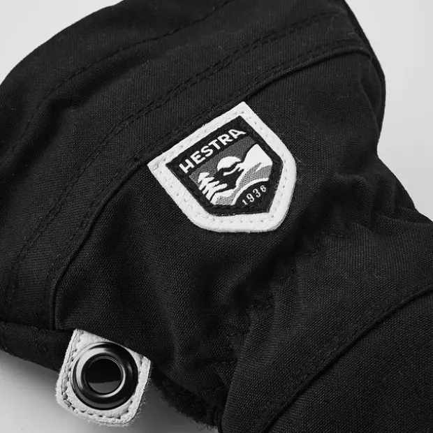 SkiVotter til barnHestra Army Leather Heli Ski Mitt Jr 3