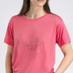 Skjorte til dameAclima Lightwool 140 Tee Forest W 475