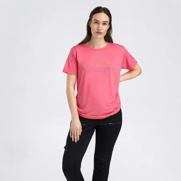 Skjorte til dameAclima Lightwool 140 Tee Forest W 475