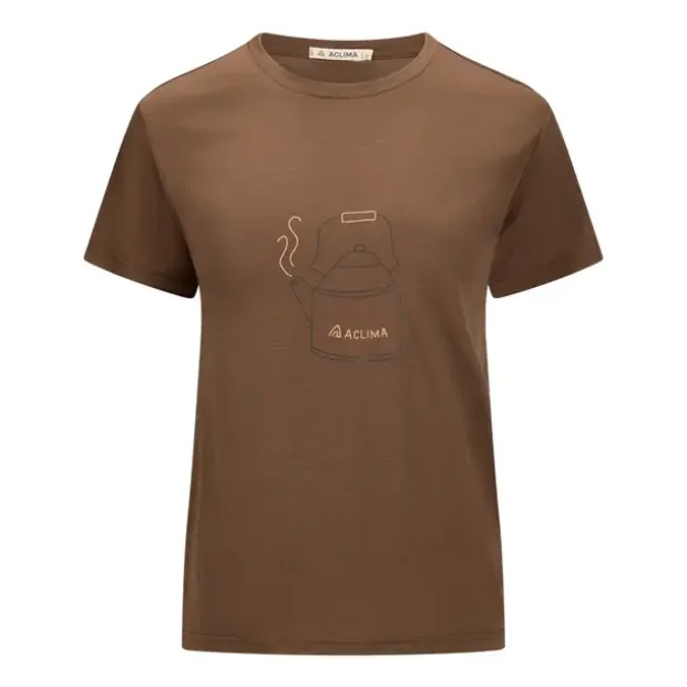 Skjorte til dameAclima Lightwool 140 Tee Kettle W 311