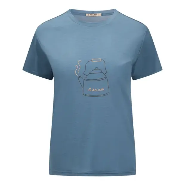 Skjorte til dameAclima Lightwool 140 Tee Kettle W 473
