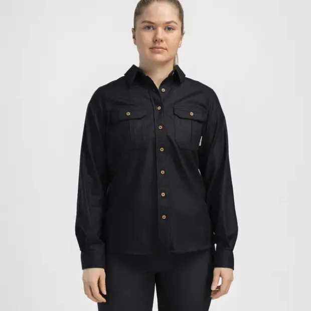 Skjorte til dameAclima Reborn Woolshirt W 276