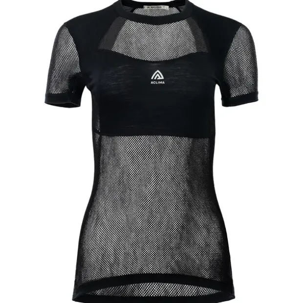 Skjorte til dameAclima Woolnet Light Tee W 123