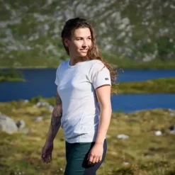 Skjorte til dameDevold Breeze Merino Tee W 001