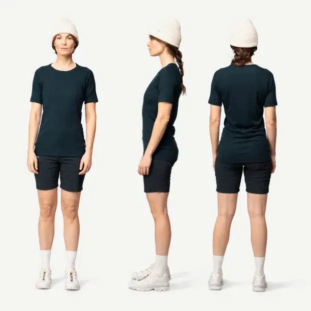 Skjorte til dameDevold Lauparen Merino Tee W 284
