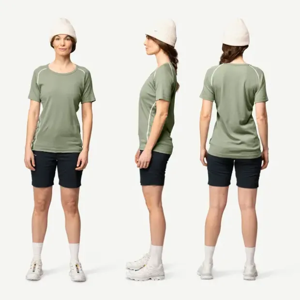 Skjorte til dameDevold Lauparen Merino Tee W 402